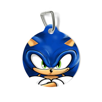 Sonic The Hedgehog Face New Custom Pet Tag for Cat Kitten Dog