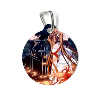 Sword Art Online Kirito and Asuna New Custom Pet Tag for Cat Kitten Dog