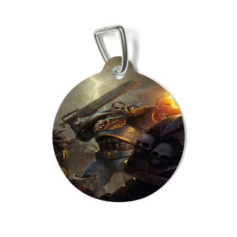 Warhammer 40 000 Space Marine Captain Titus Custom Pet Tag for Cat Kitten Dog