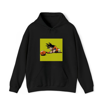 Goku Play Billiards Cotton Polyester Unisex Heavy Blend Hooded Sweatshirt