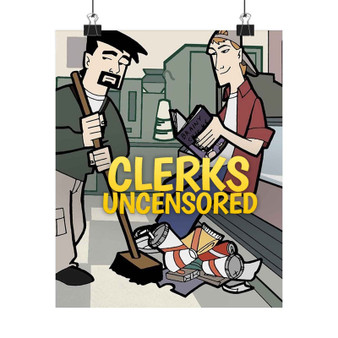 Clerks Uncensored Art Satin Silky Poster for Home Decor