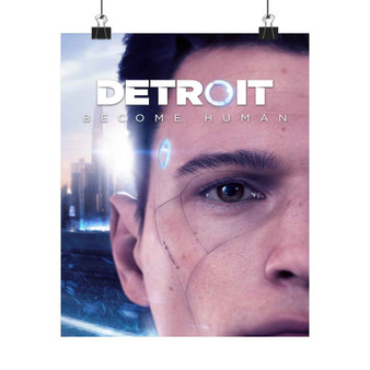 Detroit Become Human Art Satin Silky Poster for Home Decor
