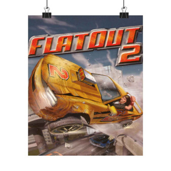 Flatout 2 Art Satin Silky Poster for Home Decor