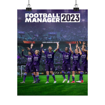 Football Manager 2023 Art Satin Silky Poster for Home Decor