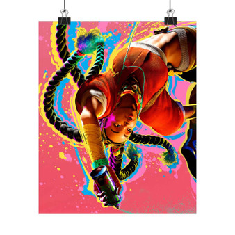 Kimberly Street Fighter 6 Art Satin Silky Poster for Home Decor