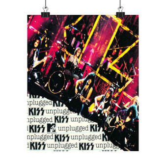 Kiss Kiss Unplugged 1996 Art Satin Silky Poster for Home Decor