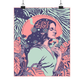 Lana Del Rey Colombia Art Satin Silky Poster for Home Decor