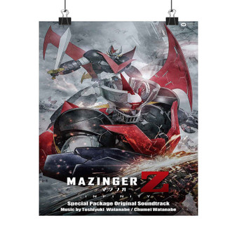 Mazinger Z Infinity Art Satin Silky Poster for Home Decor