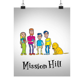 Mission Hill Art Satin Silky Poster for Home Decor