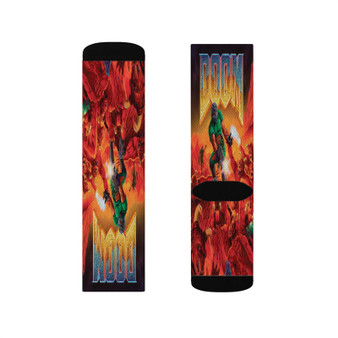 DOOM 1993 Polyester Sublimation Socks White