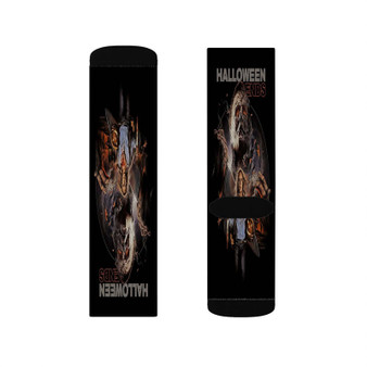 Halloween Ends Polyester Sublimation Socks White