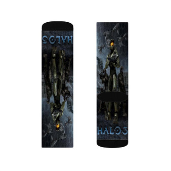 Halo 3 Spartan Polyester Sublimation Socks White