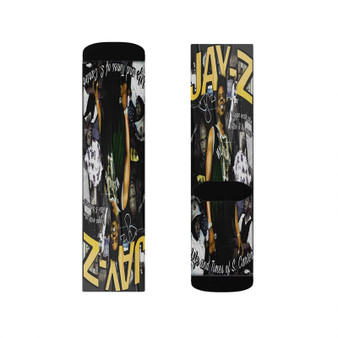 Jay Z Music Polyester Sublimation Socks White