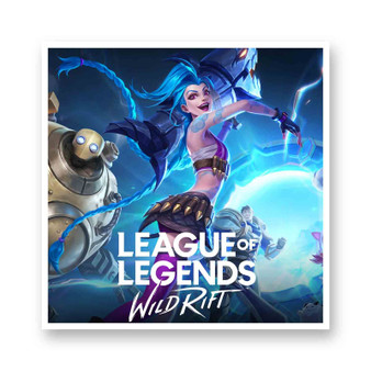 League of Legends Wild Rift White Transparent Vinyl Kiss-Cut Stickers