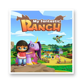 My Fantastic Ranch White Transparent Vinyl Kiss-Cut Stickers