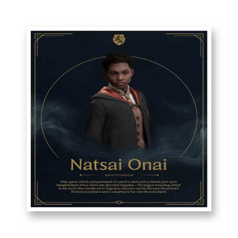 Natsai Onai Hogwarts Legacy White Transparent Vinyl Kiss-Cut Stickers