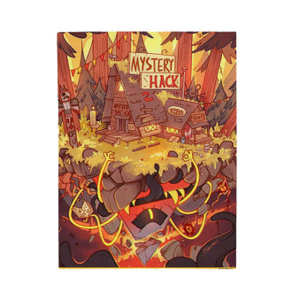 Gravity Falls Mystery Hack Polyester Bedroom Velveteen Plush Blanket