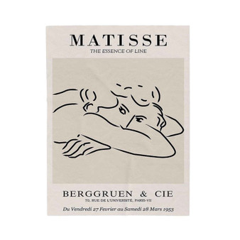 Henri Matisse Line Art Berggruen and Cie Polyester Bedroom Velveteen Plush Blanket