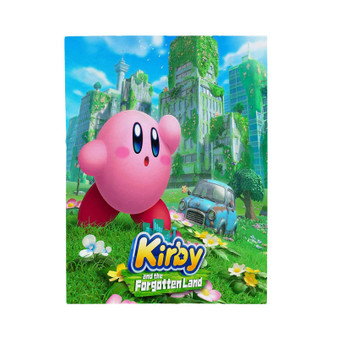 Kirby and the Forgotten Land Polyester Bedroom Velveteen Plush Blanket