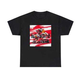 Carlos Sainz Formula 1 Classic Fit Unisex Heavy Cotton Tee T-Shirts