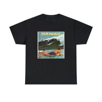 Hawaii Surf Vintage Classic Fit Unisex Heavy Cotton Tee T-Shirts