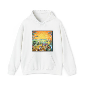 Grateful Dead Poster Cotton Polyester Unisex Heavy Blend Hooded Sweatshirt