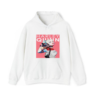 Harley Quinn Suicide Squad Cotton Polyester Unisex Heavy Blend Hooded Sweatshirt