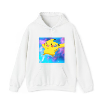 Pikachu Pokemon The Arceus Chronicles Cotton Polyester Unisex Heavy Blend Hooded Sweatshirt