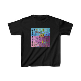 The Map of Mathematics Kids T-Shirt Clothing Heavy Cotton Tee