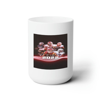 Atlanta Falcons NFL 2022 Squad White Ceramic Mug 15oz With BPA Free