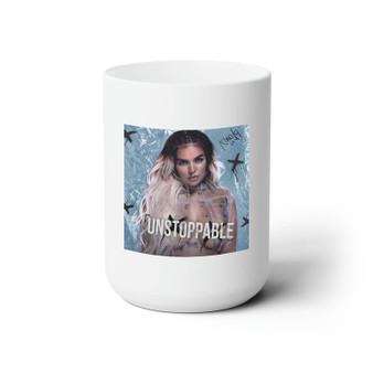 Karol G Unstoppable White Ceramic Mug 15oz With BPA Free