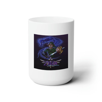 The Legend Of Zelda Skyward Sword White Ceramic Mug 15oz With BPA Free