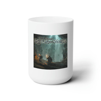 The Lord of The Rings Return to Moria White Ceramic Mug 15oz With BPA Free