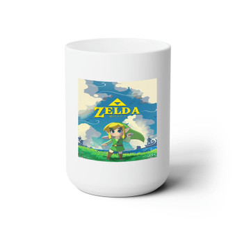 Zelda Child White Ceramic Mug 15oz With BPA Free