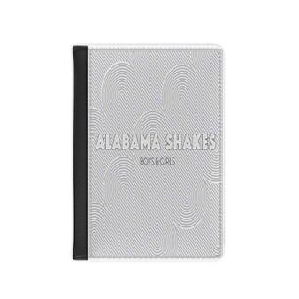 Alabama Shakes Boys Girls PU Faux Black Leather Passport Cover Wallet Holders Luggage Travel