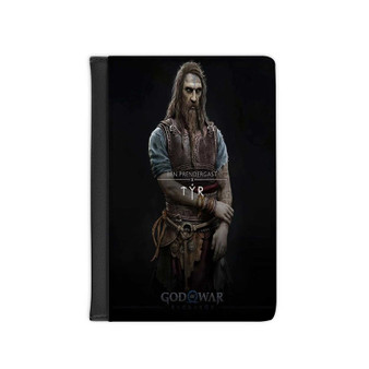 Tyr God Of War Ragnarok PU Faux Black Leather Passport Cover Wallet Holders Luggage Travel
