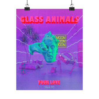 Glass Animals Your Love Deja Vu Art Satin Silky Poster for Home Decor