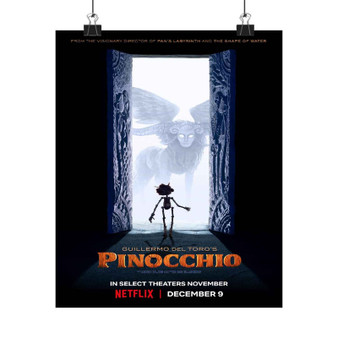 Guillermo del Toro s Pinocchio Art Satin Silky Poster for Home Decor