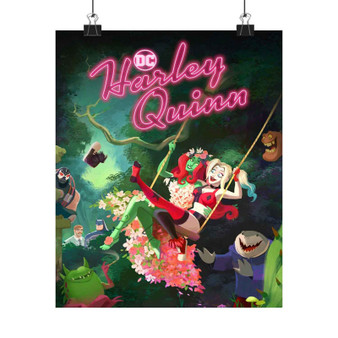 Harley Quinn 2022 Art Satin Silky Poster for Home Decor