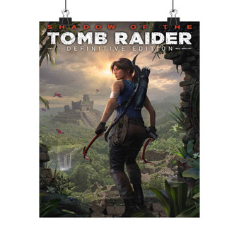 Shadow of the Tomb Raider Art Satin Silky Poster for Home Decor