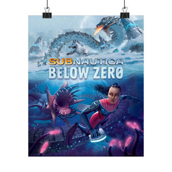 Subnautica Below Zero Art Satin Silky Poster for Home Decor