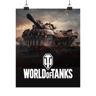 World of Tanks Art Satin Silky Poster for Home Decor
