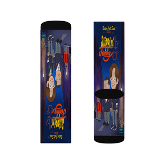 Better Call Saul Presents Slippin Jimmy Polyester Sublimation Socks White