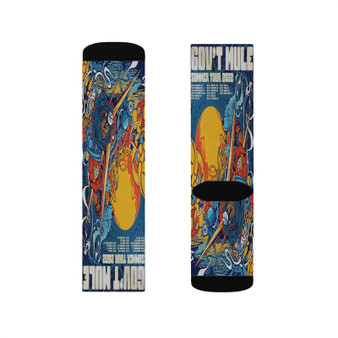 Govt Mule Summer Tour 2022 Polyester Sublimation Socks White