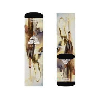 Top Gun Maverick Tom Cruise Polyester Sublimation Socks White