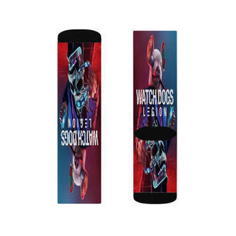 Watch Dogs Legion Standard Edition Polyester Sublimation Socks White