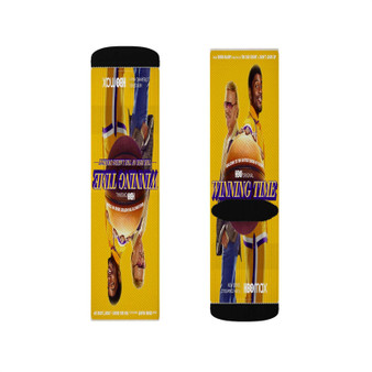 Winning Time The Rise of the Lakers Dynasty Polyester Sublimation Socks White