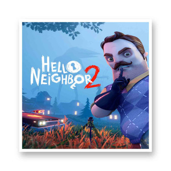 Hello Neighbor 2 White Transparent Vinyl Kiss-Cut Stickers