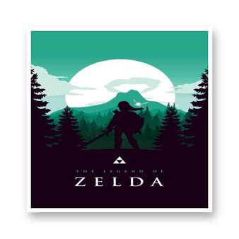 The Legend Of Zelda Art White Transparent Vinyl Kiss-Cut Stickers