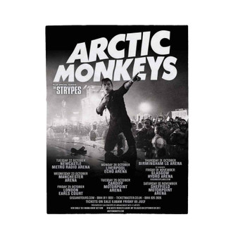 Arctic Monkeys Concert Polyester Bedroom Velveteen Plush Blanket